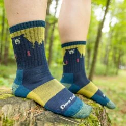 Women's Nature 2-Pack Hiking Socks -Darn Tough Outlet Store 02 1970 DarkTeal LS 1