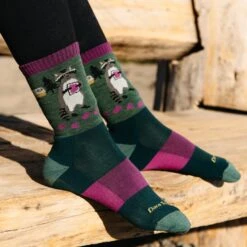 Women's Nature 2-Pack Hiking Socks -Darn Tough Outlet Store 02 5001 Moss LS 1
