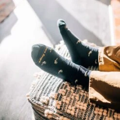 Men's Duck Duck Moose Crew Lightweight Lifestyle Sock -Darn Tough Outlet Store 02 6094 Eclipse