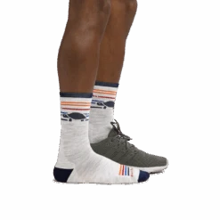 Men's Pacer Micro Crew Ultra-Lightweight Running Sock 9 Men's Pacer Micro Crew Ultra-Lightweight Running Sock -Darn Tough Outlet Store 1041 Ash footwear