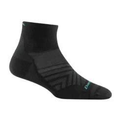 Women's Run Quarter No Cushion Ultra-Lightweight Running Sock -Darn Tough Outlet Store 1044 Black 01c85b47 59d6 40da 9aeb 05a263f6a79a