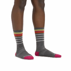 Women's Stride Micro Crew Ultra-Lightweight Running Sock 12 Women's Stride Micro Crew Ultra-Lightweight Running Sock -Darn Tough Outlet Store 1045 Gray Model