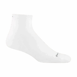 Men's Coolmax® Run Quarter 2-Pack -Darn Tough Outlet Store 1055 White