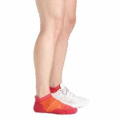 Men's And Women's Element No Show 2-Pack -Darn Tough Outlet Store 1112 Raspberry Footwear 1