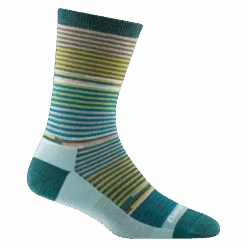 Women's Pixie Crew Lightweight Lifestyle Sock -Darn Tough Outlet Store 1692 Teal