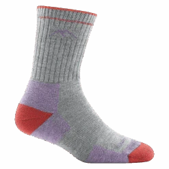 Women's Coolmax® Hiker Micro Crew Midweight Hiking Sock 11 Women's Coolmax® Hiker Micro Crew Midweight Hiking Sock -Darn Tough Outlet Store 1929 Light Gray
