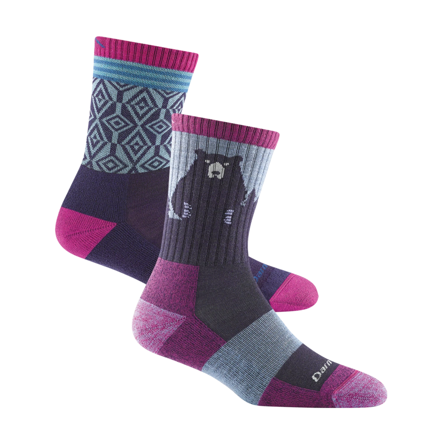 Women's Lightweight Micro Crew Hiker 2-Pack 1 Women's Lightweight Micro Crew Hiker 2-Pack