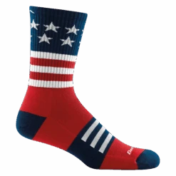 Men's Captain Stripe Micro Crew Lightweight Hiking Sock