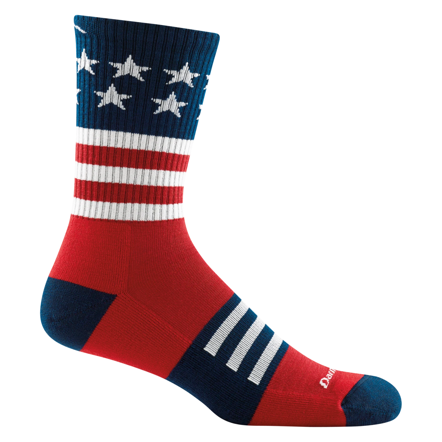 Men's Captain Stripe Micro Crew Lightweight Hiking Sock 1 Men's Captain Stripe Micro Crew Lightweight Hiking Sock