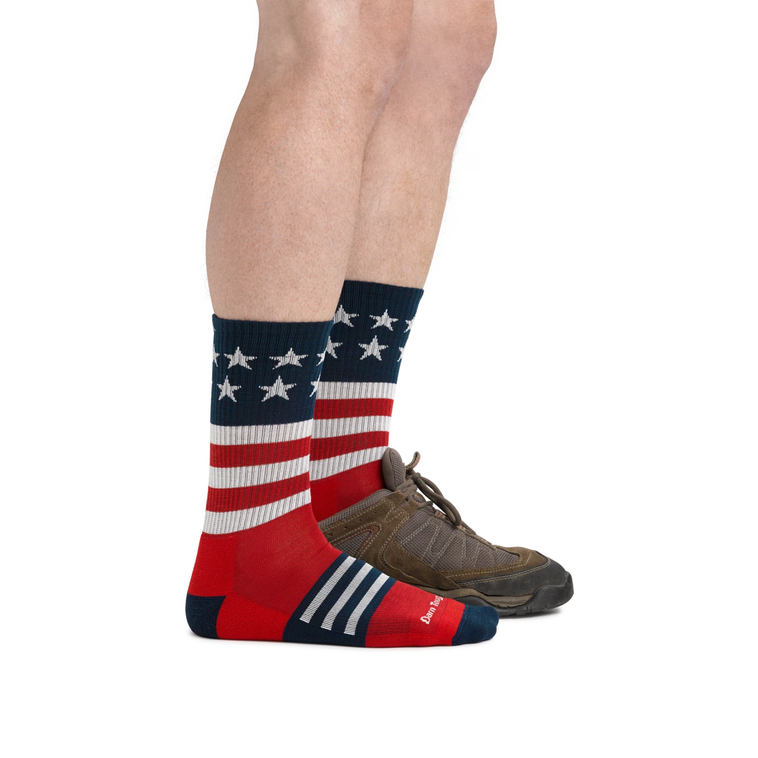Men's Captain Stripe Micro Crew Lightweight Hiking Sock 3 Men's Captain Stripe Micro Crew Lightweight Hiking Sock - Image 3