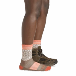 Women's Sobo Micro Crew Lightweight Hiking Sock -Darn Tough Outlet Store 1977 Bark Footwear