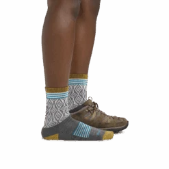 Women's Sobo Micro Crew Lightweight Hiking Sock -Darn Tough Outlet Store 1977 Gray footwear