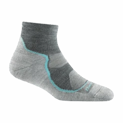 Men's And Women's Hiker 1/4 Sock 2-Pack -Darn Tough Outlet Store 1987 Slate