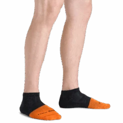 Men's And Women's No Show Work 2-Pack -Darn Tough Outlet Store 2205 Gaphite Model 1