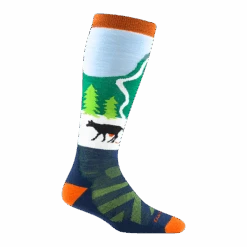 Kids Pow Cow And Polar Patroller Ski & Snowboard 2-Pack -Darn Tough Outlet Store 3036 Green