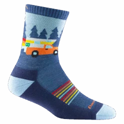 Kids Van Wild Micro Crew Lightweight Hiking Sock