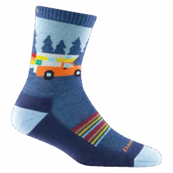 Kids Micro Crew Lightweight Hiking Sock 2-Pack -Darn Tough Outlet Store 3037 Denim 2 17c2ebeb a876 4dfb a624 ba273a41f9d1