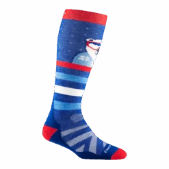 Kids Pow Cow And Polar Patroller Ski & Snowboard 2-Pack -Darn Tough Outlet Store 3039 Marine