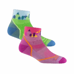 Kids Quest Quarter Hiking Sock 2-Pack