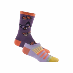 Women's Lightweight Lifestyle Combo 2-Pack -Darn Tough Outlet Store 6073 Lavender 6109 Plum 1