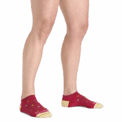 Women's Lightweight Lifestyle Combo 2-Pack -Darn Tough Outlet Store 6074 Cranberry Model 1