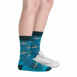 Men's Spey Fly Crew Lightweight Lifestyle Sock -Darn Tough Outlet Store 6085 Cascade Footwear