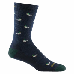 Men's Duck Duck Moose Crew Lightweight Lifestyle Sock -Darn Tough Outlet Store 6094 Eclipse 2