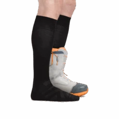 Men's RFL Over-the-Calf Ultra-Lightweight Ski & Snowboard Sock -Darn Tough Outlet Store 8001 Black footwear