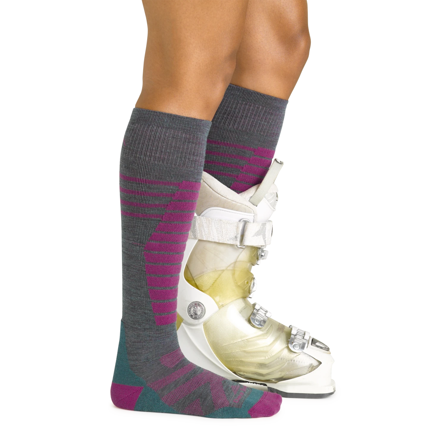 Women's Edge Over-the-Calf Midweight Ski & Snowboard Sock 3 Women's Edge Over-the-Calf Midweight Ski & Snowboard Sock - Image 3