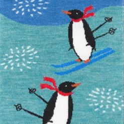 Women's Penguin Peak Over-The-Calf Midweight Ski & Snowboard Sock 13 Women's Penguin Peak Over-The-Calf Midweight Ski & Snowboard Sock -Darn Tough Outlet Store 8037 Aqua Detail