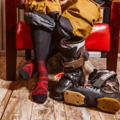 Men's Thermolite® RFL Over-the-Calf Ultra-Lightweight Ski & Snowboard Sock -Darn Tough Outlet Store FW2021 DarnTough Snow JussiOksanen 70