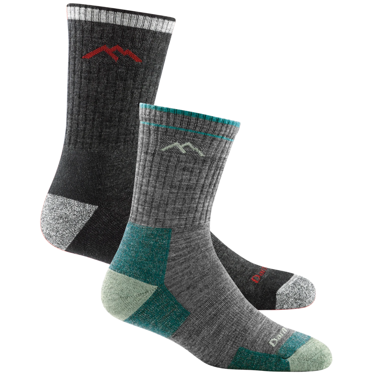 Men's And Women's Hiker Micro Crew 2-Pack Hiking Socks 4 Men's And Women's Hiker Micro Crew 2-Pack Hiking Socks - Image 4
