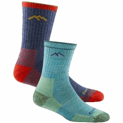 Men's And Women's Hiker Micro Crew 2-Pack Hiking Socks 14 Men's And Women's Hiker Micro Crew 2-Pack Hiking Socks -Darn Tough Outlet Store SS21 DTV Valentines ProductBundles 1466 D 1903 A