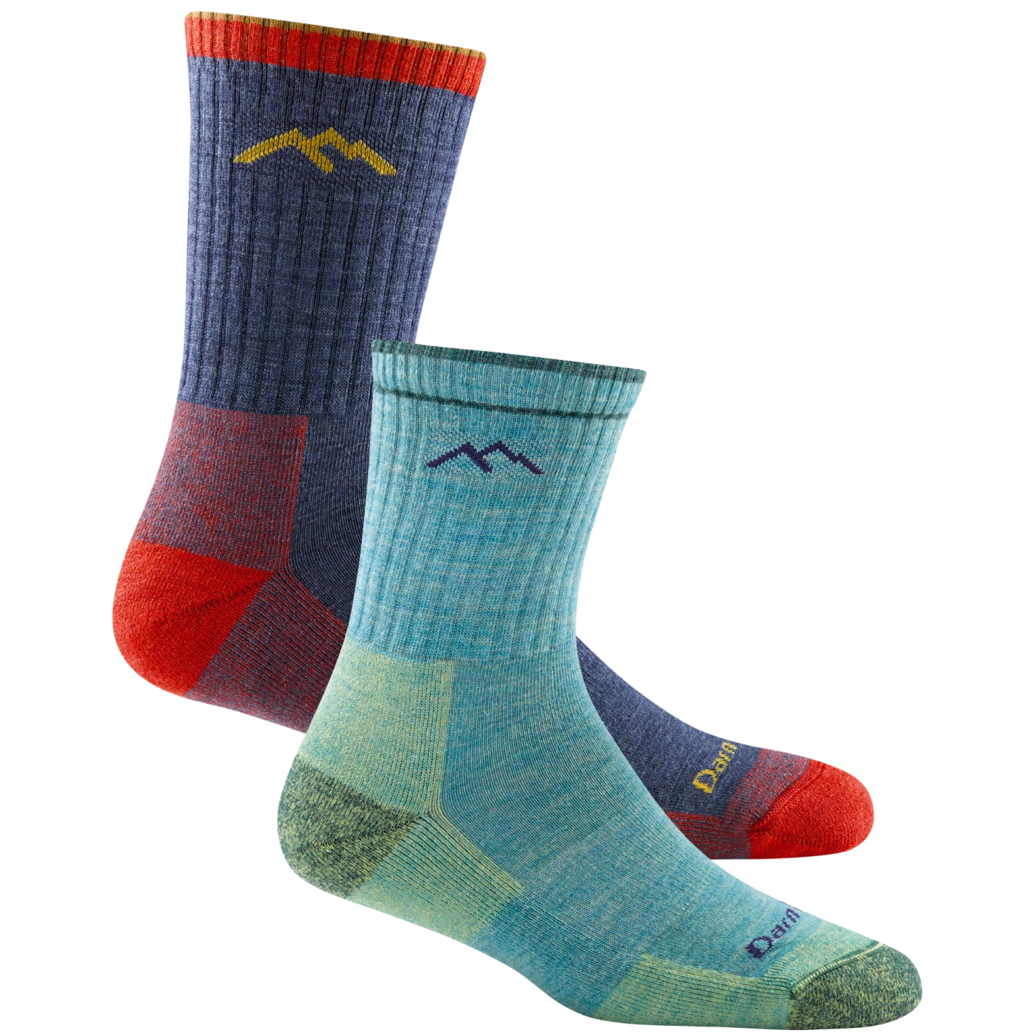 Men's And Women's Hiker Micro Crew 2-Pack Hiking Socks 3 Men's And Women's Hiker Micro Crew 2-Pack Hiking Socks - Image 3