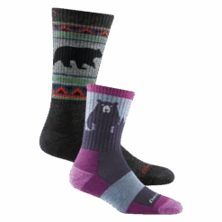 Men's And Women's Bear 2-Pack Hiking Socks