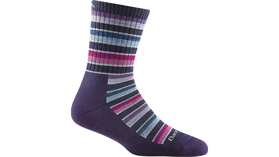 Darn Tough Decade Stripe Micro Crew Midweight Hiking Socks - Women's 2 Darn Tough Decade Stripe Micro Crew Midweight Hiking Socks - Women's - Image 2