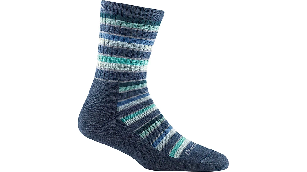 Darn Tough Decade Stripe Micro Crew Midweight Hiking Socks - Women's 1 Darn Tough Decade Stripe Micro Crew Midweight Hiking Socks - Women's