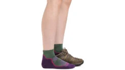 Darn Tough Light Hiker Quarter Lightweight Hiker Socks - Women's -Darn Tough Outlet Store opplanet darn tough light hiker quarter lightweight hiker sock womens moss small 1987 moss s darn av 2