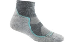 Darn Tough Light Hiker Quarter Lightweight Hiker Socks - Women's -Darn Tough Outlet Store opplanet darn tough light hiker quarter lightweight hiker sock womens slate small 1987 slate s darn main