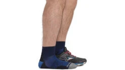 Darn Tough Run Quarter Ultra-Lightweight Running Socks - Men's -Darn Tough Outlet Store opplanet darn tough run quarter ultra lightweight running sock mens eclipse extra large 1034 eclipse xl darn av 2