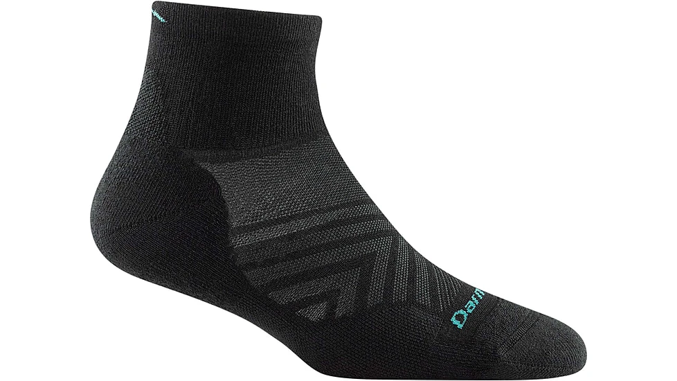 Darn Tough Run Quarter Ultra-Lightweight Running Socks W/Cushion - Women's 1 Darn Tough Run Quarter Ultra-Lightweight Running Socks W/Cushion - Women's