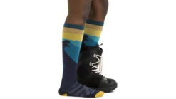 Darn Tough Solstice Over-The-Calf Midweight Ski Sock - Womens -Darn Tough Outlet Store opplanet darn tough solstice over the calf midweight w cushion ski sock womens dark teal small 8023 dark teal s darn av 2