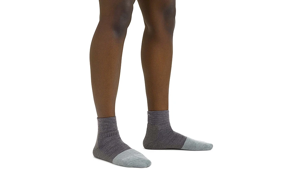 Darn Tough Steely Quarter Midweight Work Sock - Womens 2 Darn Tough Steely Quarter Midweight Work Sock - Womens - Image 2