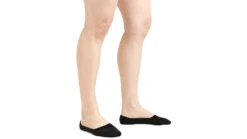 Darn Tough Top Down Solid No Show Invisible Lightweight Socks - Women's -Darn Tough Outlet Store opplanet darn tough top down solid lifestyle sock womens black small 6044 black s darn av 1